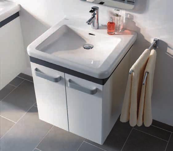 600mm washbasin and vanity unit The All ceramic basins are stylish but extremely practical with their shallow design and