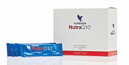 42 100 softgels Forever NutraQ10 Forever NutraQ10 contains Q10 plus essential vitamins, including C and B6 which contribute to the reduction of
