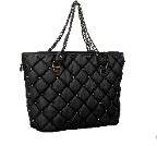 Handbag 3743A Black Quilted Diamond 19 $79.95 $1,519.