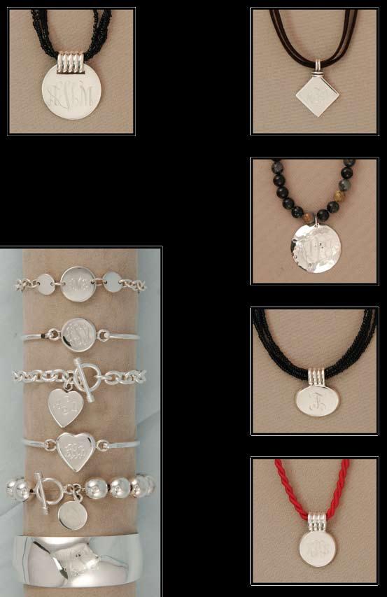 Pendant PA22 $30 2 strand suede 24 necklace NN351 $14 (specify brown or black) Pendant P112 $48 10 strand necklace NN303-black 16 $42 Bracelets a. B322 $54 b. B10 7 $46, 8 $50 c. B13 7 $82 8 $92.