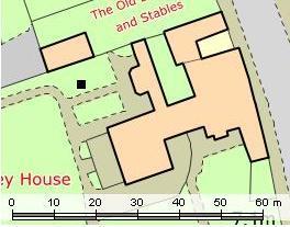 Test pit nine was excavated in a small area of lawn just to the north of a Grade I listed late 16 th century house set immediately opposite the Abbey to the west.