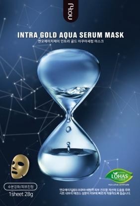 INTRA GOLD AQUA SERUM Aqua helps to improve the dryness of the skin and helps the essence ingredients in the sheet work quickly on the skin. 1.