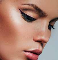 Shade and define the sides of the nose, blending upwards to meet the brows.