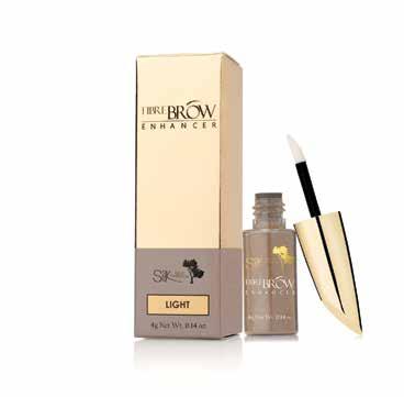 ARGAN FIBRE BROW ENHANCER APPLY FRONT APPLY ARCH EXTRA LIGHT Suitable for white/grey or very fair eyebrows LIGHT Suitable for fair/blonde