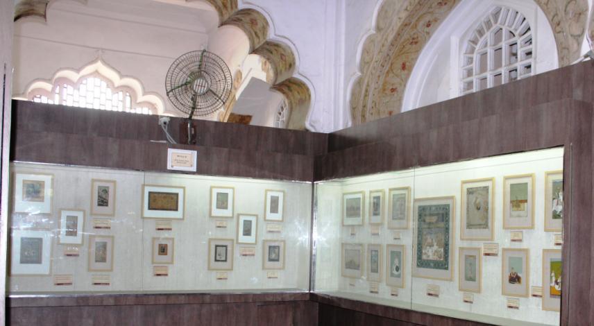 Museums of Archaeological Survey of India Third Gallery (Painting Gallery) Paintings belonging to the Persian and Mughal painters are exhibited here.