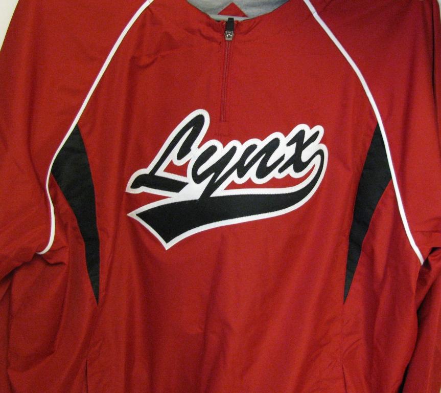 LYNX SPIRIT ITEMS Order Form $50 $30 2XL - add $3 Destroyer Pullover Red/Black/White Choice of Lynx Baseball Embroidered on Left Chest Micron polyester shell is lightweight, wind/water-resistant and