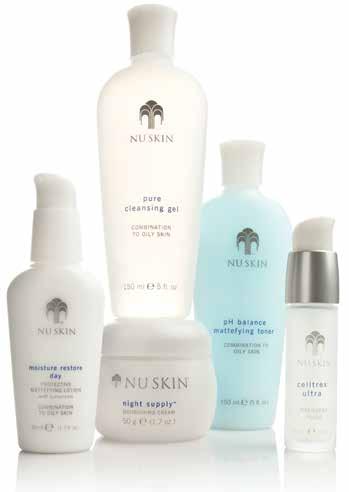 CORE SYSTEMS NUTRICENTIALS COLLECTION COMBINATION TO OILY SKIN. 5 Products. Combination to oily skin needs to efficiently retain its own moisture without producing excess oils.
