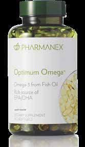 OPTIMUM OMEGA Optimum Omega is a dietary supplement providing ultra pure fish omega-3 macronutrients (including EPA and DHA).