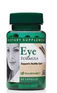 SOLUTIONS EYE FORMULA Supports healthy eyes. Eye Formula provides a complementary blend of nutrients to help protect eye health today and for years to come.