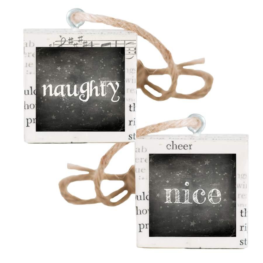 Keychains/Purse Charms & Ornaments $10 Naughty or Nice? our only double-sided ornament/keychain!