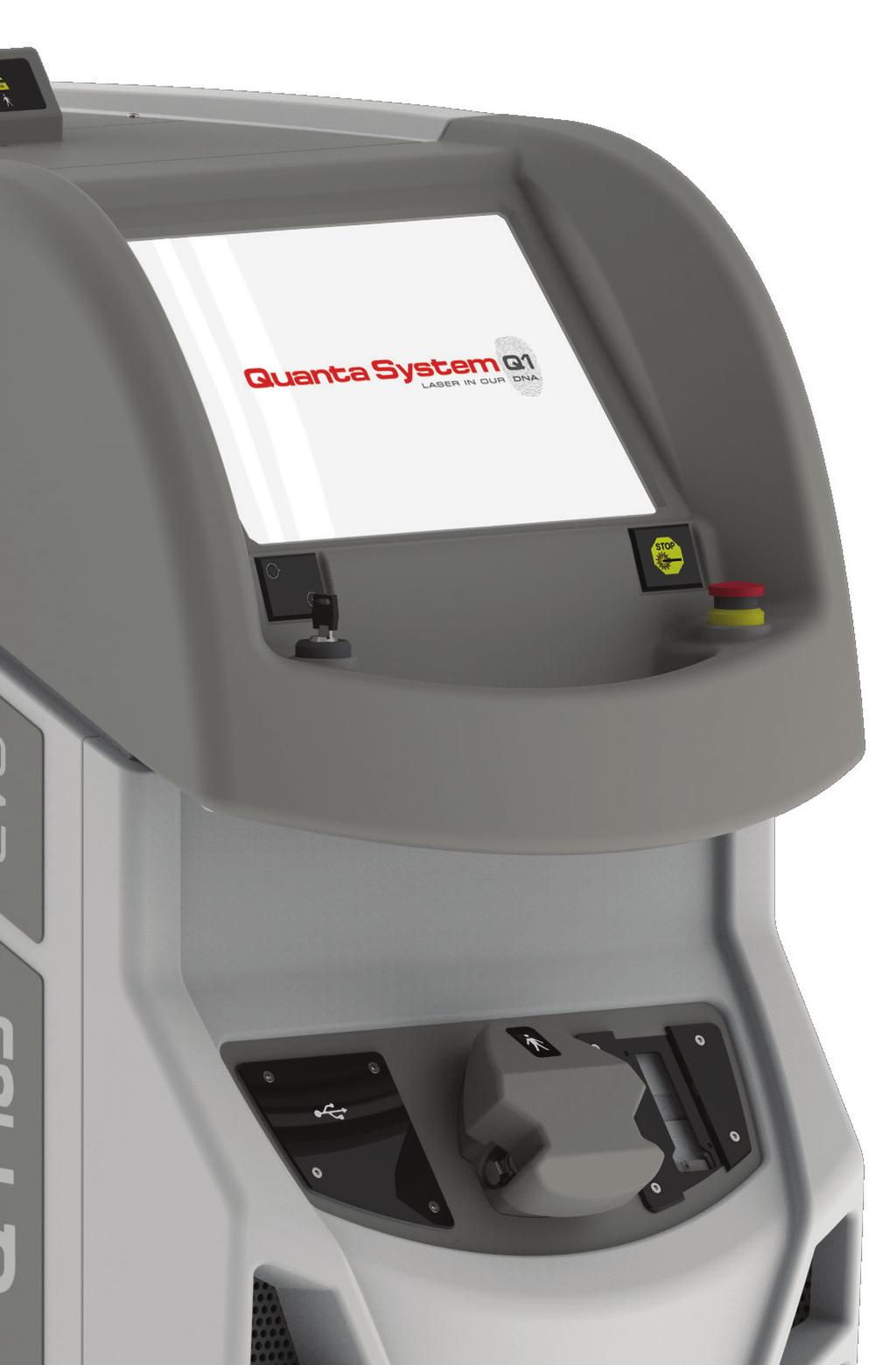 Q-SWITCHED LASER PLATFORM TAILORED TO YOUR NEEDS Q-Plus EVO is based on a Q-Switched laser technology that ensures a great versatility in clinical