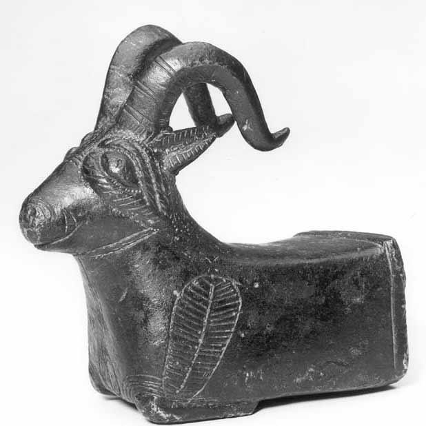 Figurine of a bison no. 166.