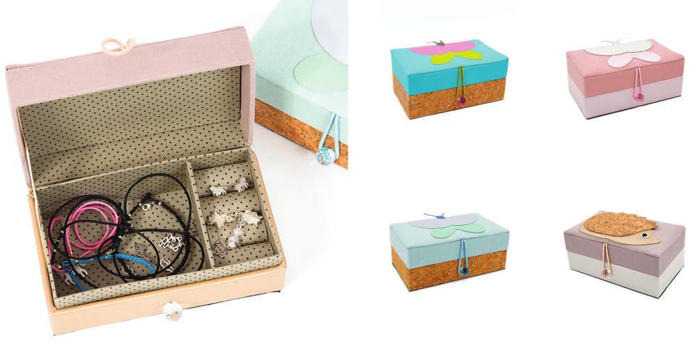 HOME JEWELRY BOXES #canvas #cotton #cork