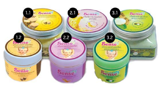 Cream 2. Ginseng Herbal Facial Scrub and Massage Cream 3.