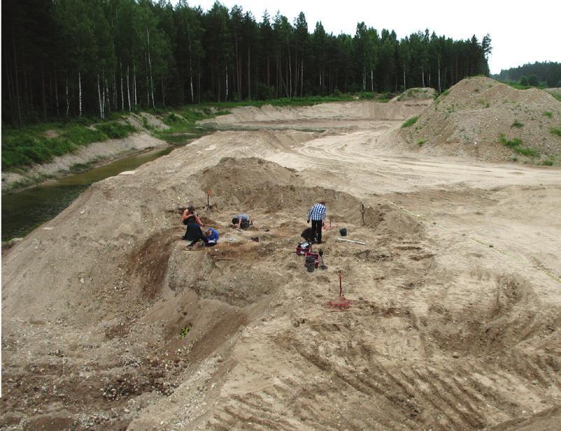 Andres tvauri and AnU kivirüüt Fig. 2. The salvage excavations of Eassalu-Vanaküla rural cemetery. View from the north. Jn 2. Eassalu-Vanaküla külakalmistu päästekaevamised. Vaade põhja poolt.