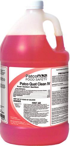 Patco Food Safety PATCO FOOD SAFETY HAND DISH DETERGENTS High