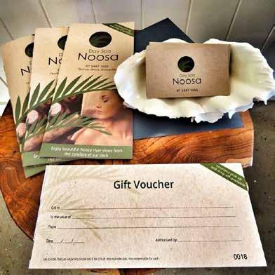 GIFT VOUCHERS Spoil your loved one or someone special with a