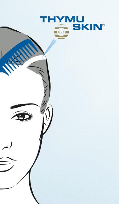 Don t forget to use your Thymuskin products also at the hair dresser during the hair-loss-therapy. This way you can ensure a continued application.