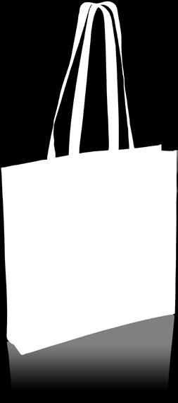 polypropylene tote bag. It is preprinted as illustrated with imprinting available on front pocket or back of bag.