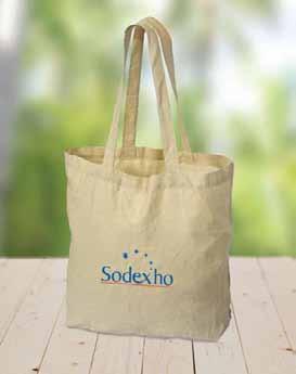 E2008 TOTE BAG Made of 12 ounce cotton canvas, this durable tote features contrasting self-material top decorative band and self-material colored hand straps. It s the perfect book bag! 17.
