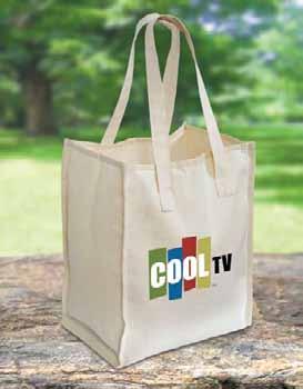 46 totes A. B. C. A. New E4769 ORGANIC COTTON TOTE Made of 10 ounce certified organic cotton, this bag features two self-material shoulder straps and a hangtag listing its environmental properties.