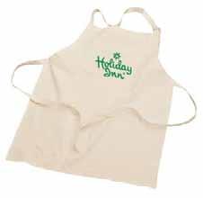 C. NW4477 NON WOVEN PROMOTIONAL APRON This apron is made from 90 gram non woven polypropylene and features 29 long self-material waist ties.