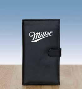 card and I.D. holders 85 D. E. D. BL3264 BUSINESS CARD HOLDER Organize your contacts with this handy business card holder made from bonded leather material.