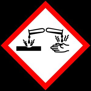 MSc Wash Page 2 of 8 Hazard pictograms (CLP) Composition on the label Sodium hydroxide 10 < 30 % Signal word Hazard statements Precautionary statements Danger H314 Causes severe skin burns and eye