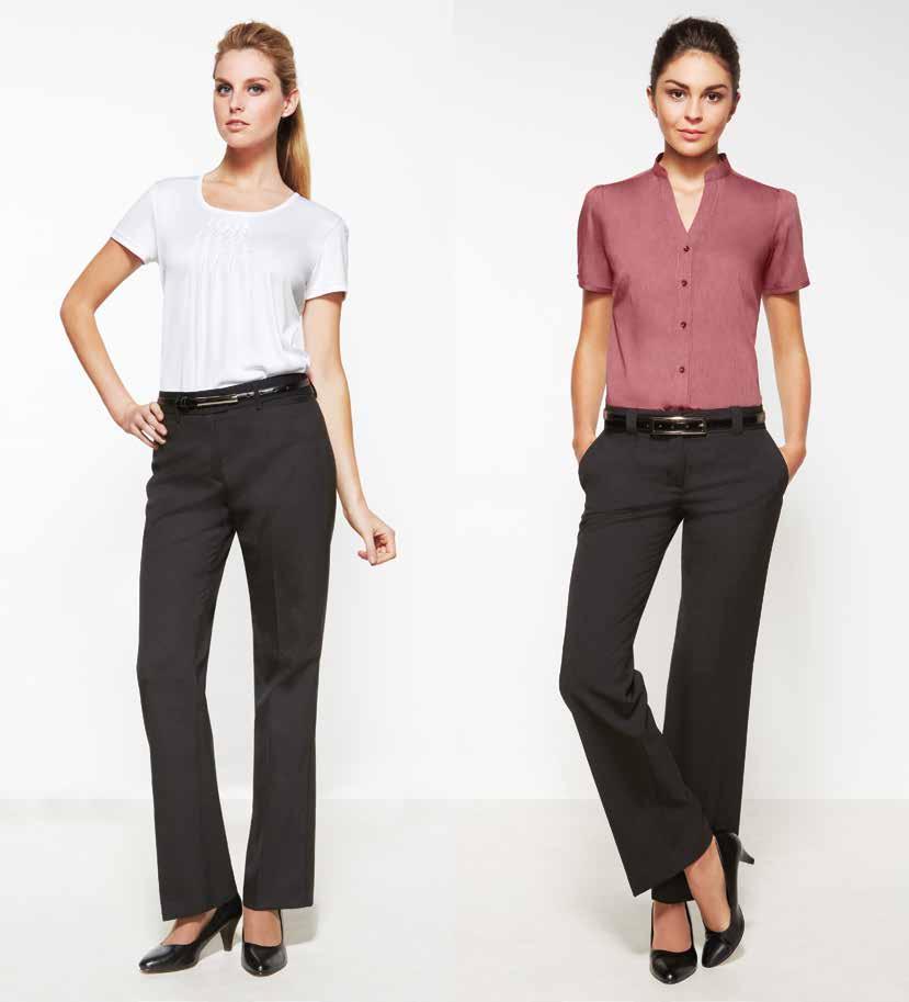 Ladies Deco Top Colour Black, Silver, White, Grape 14012 Black Ladies Hipster Fit Pant Size