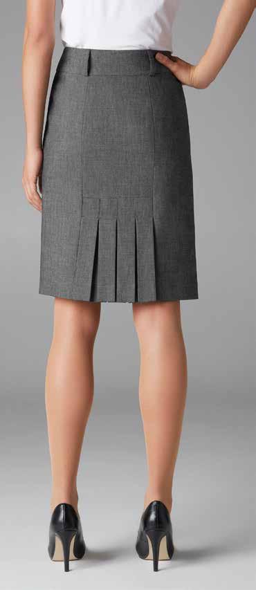 Feature Pleat Skirt 3/4 Length