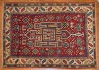 approx 4 x 61 Caucasus, circa 1910 Est $1,600-1,800 824 Persian Mahal carpet, approx 162 x