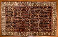 831 Persian Herez rug, approx 76 x 910 Iran, modern Est $500-700 832 Persian Nain rug,