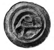 ANGLO-SAXON BUTTON BROOCHES FROM KENT AND THE ISLE OF WIGHT plate VIII. Shalfleet L (diameter 15.6mm).