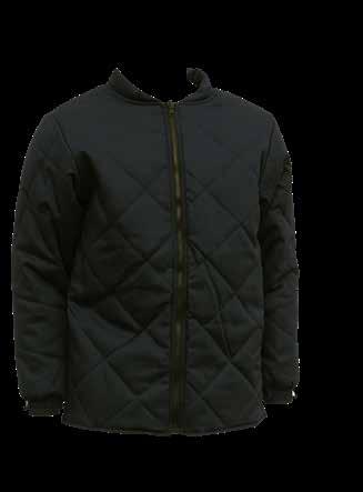 be zipped into the FR-LR55 Jacket Elasticated arms One inside breast pocket with