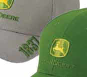 John Deere logo embroidered on the front.