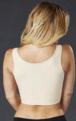 the back Female Bra Vest has an adjustable hook & eye shoulder strap design Vest with Sleeves provides full