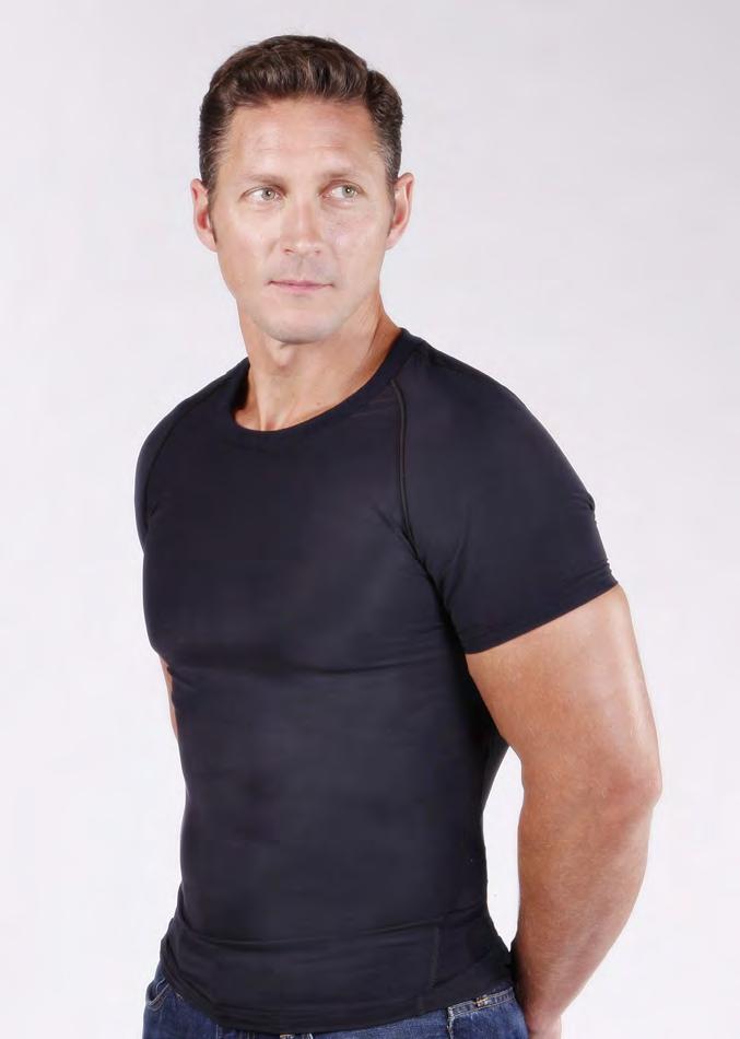 Male Compression Shirt SC-175 Sizes: S - 2XL Men s SC-175 Size Chest (in.) Waist (in.