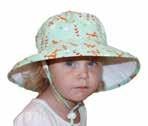 3M, 6M SUNBABY 12026-prints 12021-solids Wide brim hat with chin tie for