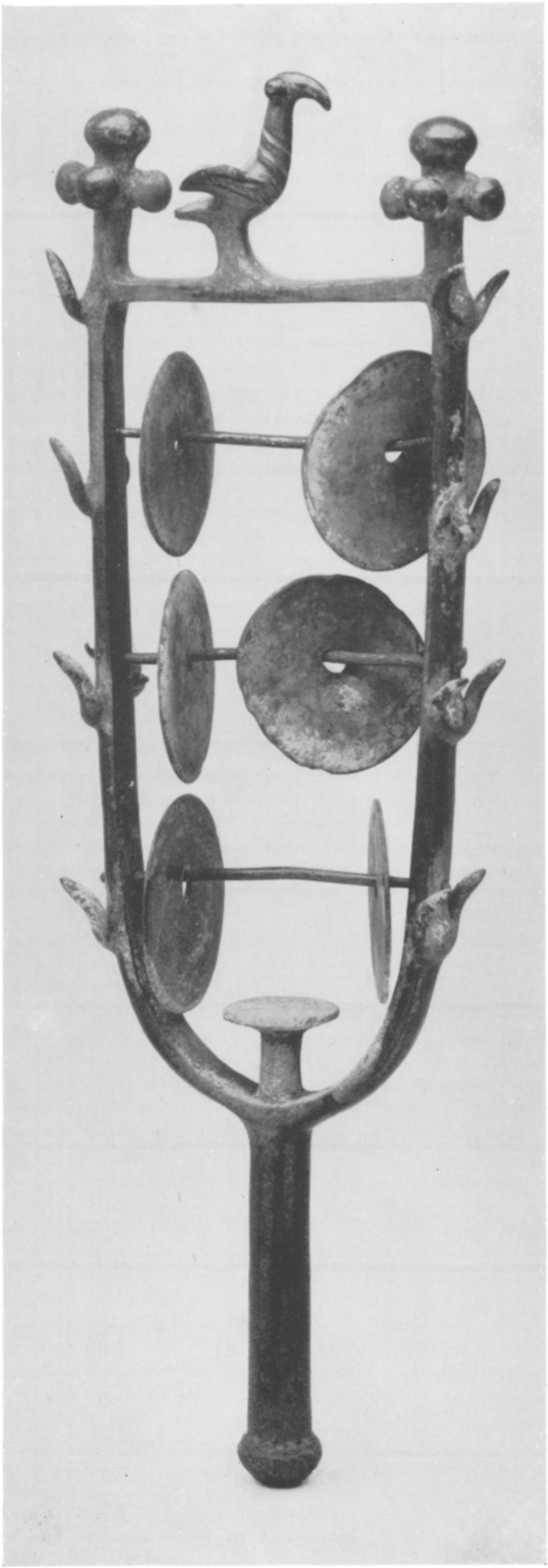 Fig. I3. Bronze musical instrument.