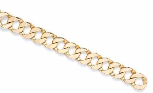 245 245 A Vintage 18 Karat Yellow Gold Necklace, Van Cleef and Arpels, consisting of highly polished links with a subtle S curve shape in a collar style. Hand inscribed: VAN CLEEF 7 ARPELS N.Y. 13183.