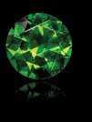 38 carats and measuring approximately 8.08 x 8.04 x 5.19 mm, together with one demantoid garnet weighing 2.25 carats and measuring approximately 7.97 x 7.94 x 5.04 mm.