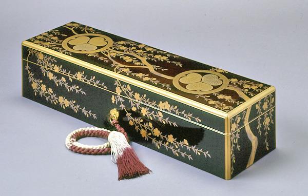Dust Museum of Japanese History 24 25 Suzuribako (Writing Box) 18 th century, H: 9.