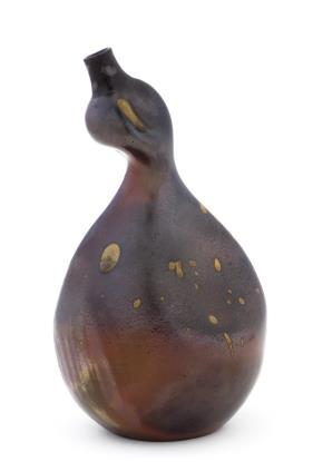 the Shape of a Wild Duck By Terami Enkichi Early 19 th century Stoneware with