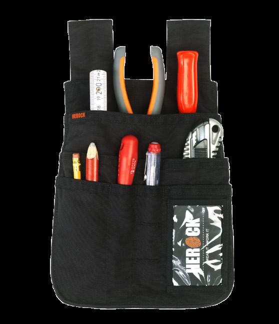 CONTINUE - EXPERTS - SUMMER 2018 SCREW POCKET 23MI1801 S18 AVAILABLE IN STOCK FROM: mai 2018 CORDURA REINFORCEMENT BADGE HOLDER FEATURES Nail pocket with multiple pockets, reinforced with Cordura 2