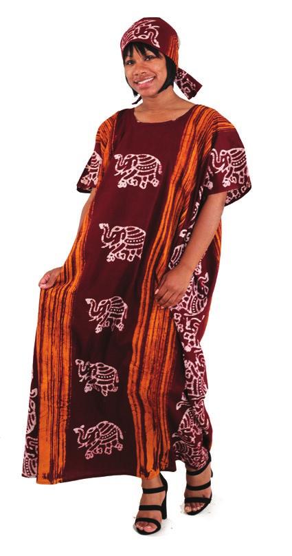 C-WS958 African Print Short Wrap Skirt: /