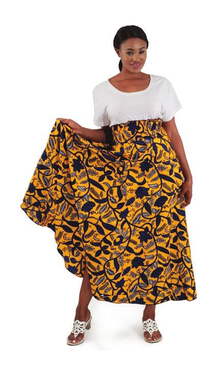 Long Skirt: C-WS974 colors / Short African