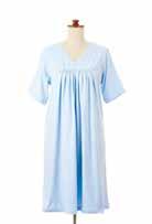 Fabric: Polyester / cotton blend S M L XL Light Blue, Pink, Jade Green LONG SLEEVE NIGHTIE AUD $50.