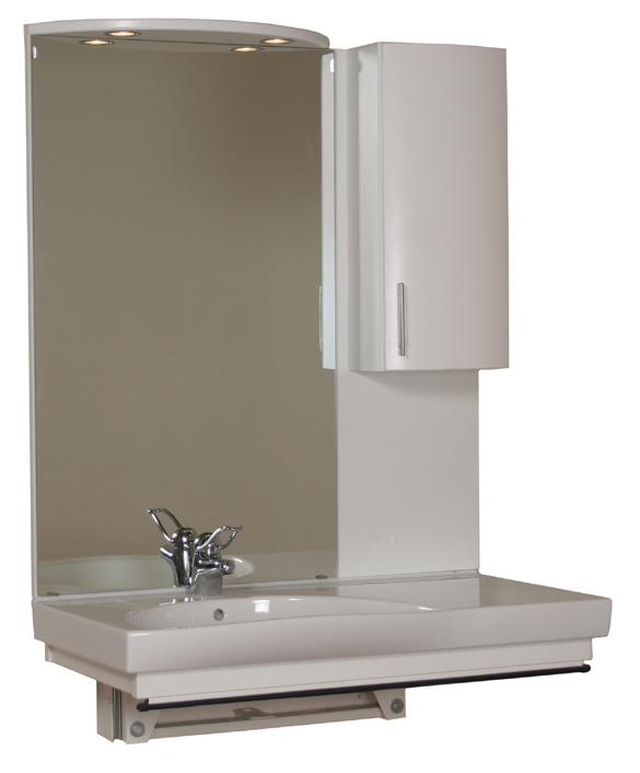 7.1 Mechanical construction Washbasin lift 4140 Washbasin lift model 4130 is made of materials that doesn t require any maintenance.