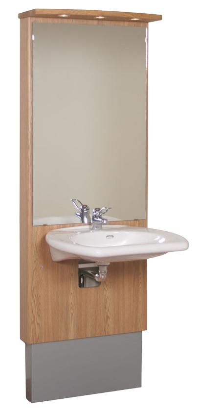 8.1 Mechanical construction Washbasin lift 4170 Washbasin lift model 4170 is made of materials that doesn t require any maintenance.