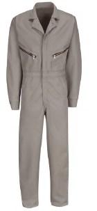 WORKWEAR / COVERALL sized to be worn over clothes one-piece, topstitched